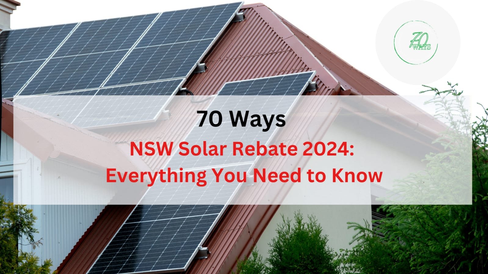 NSW Solar Rebate